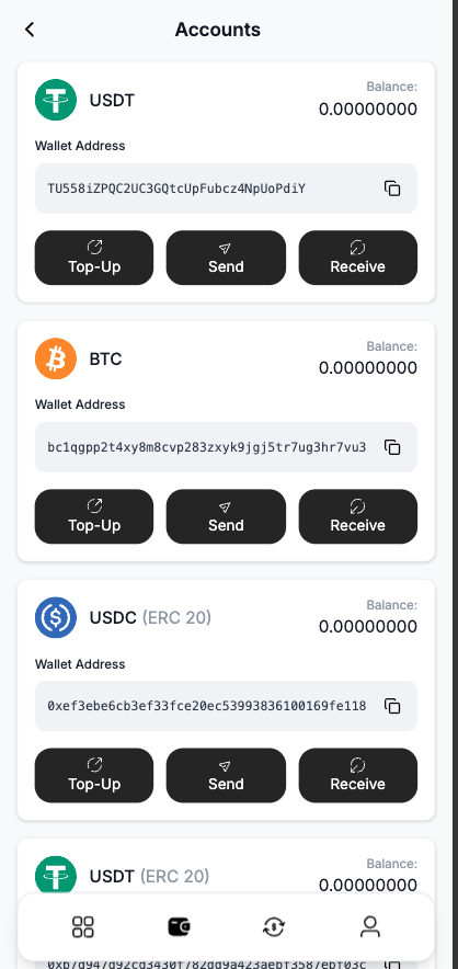 ChainsCard (Crypto Banking)